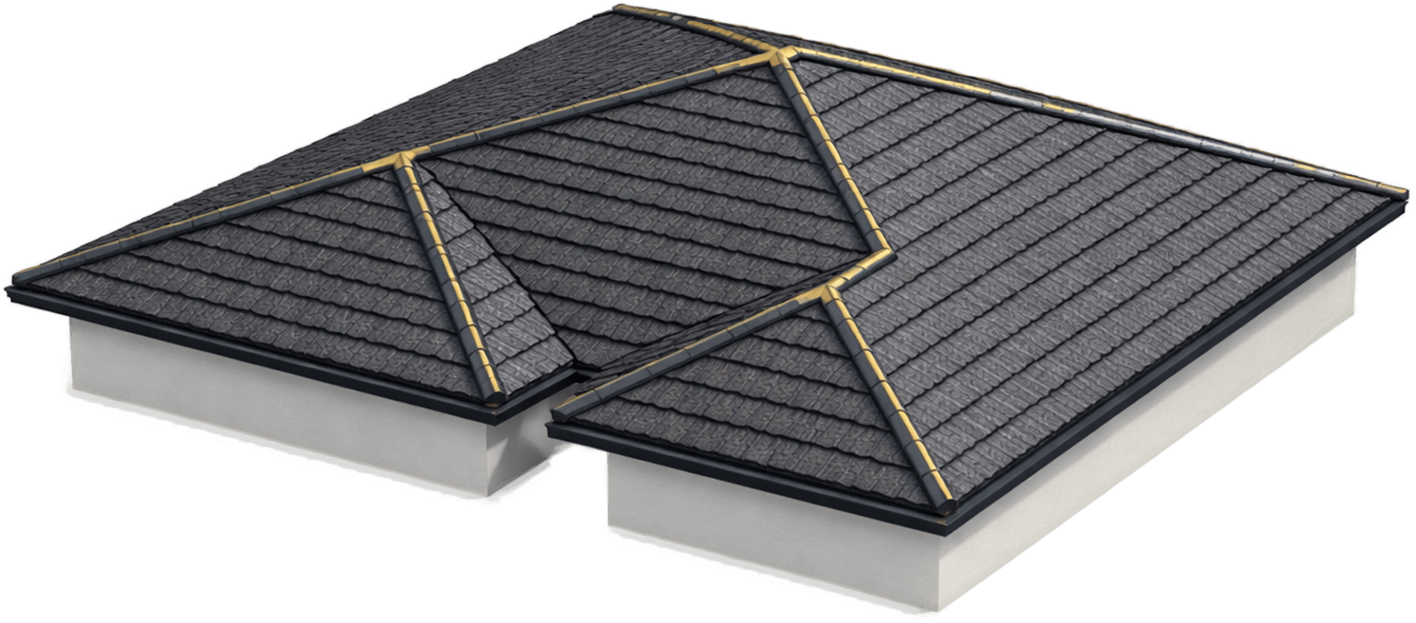 Stone-coated steel roofing system on a Colorado home