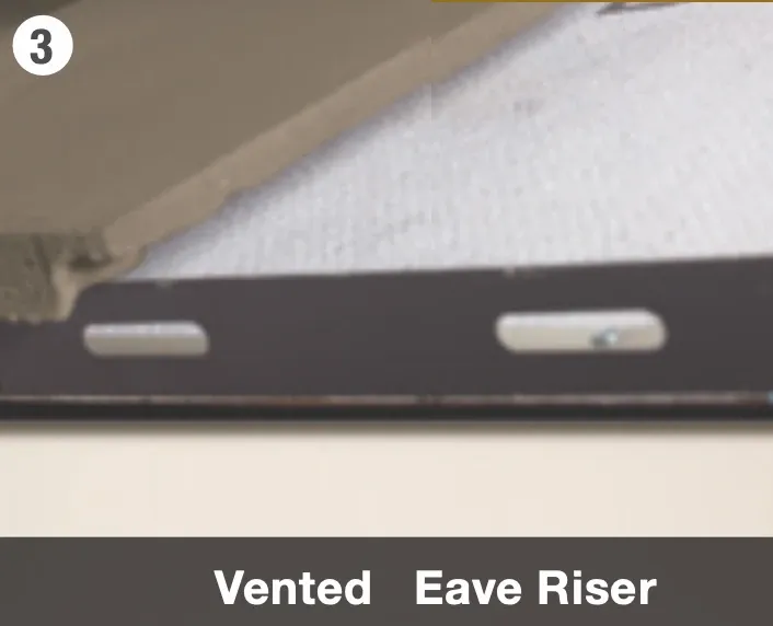 Vented Eave Riser