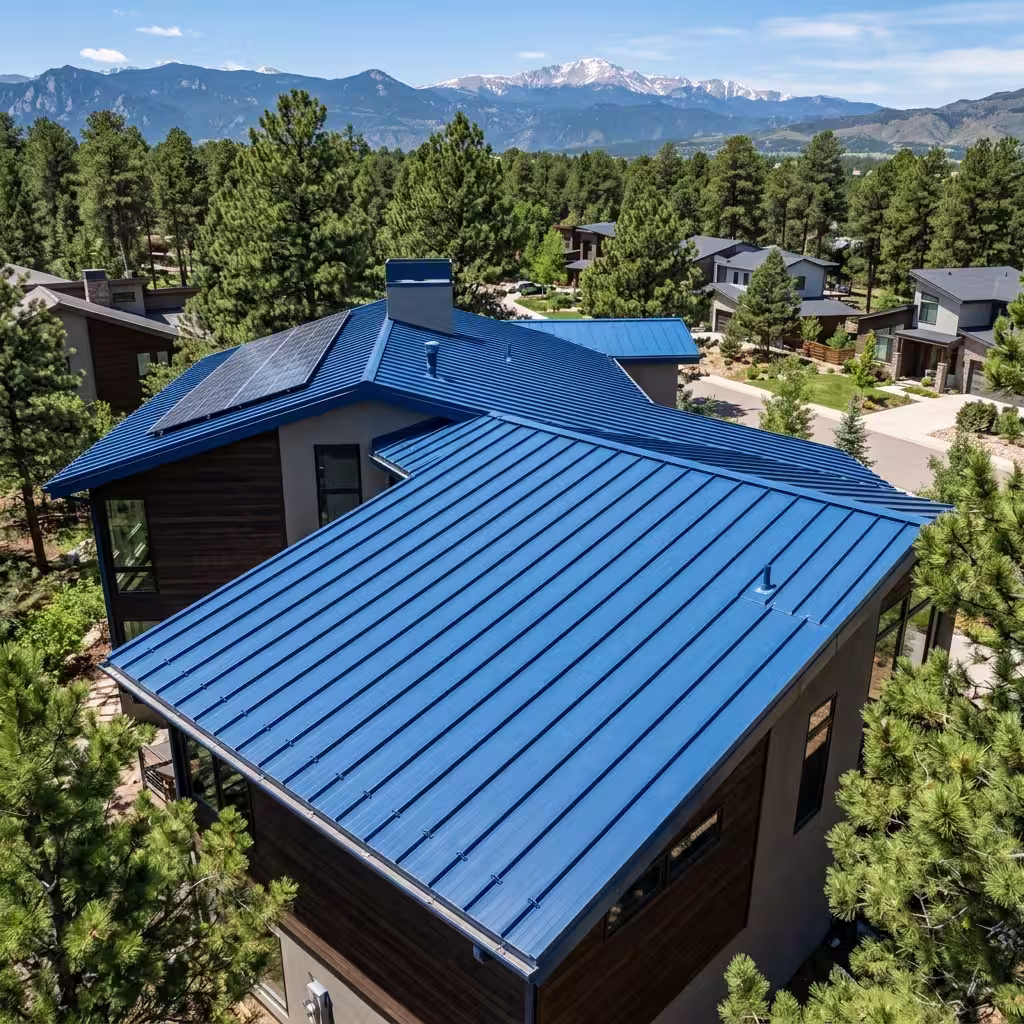 Littleton, CO roofing and exterior project by Black Knight Roofing