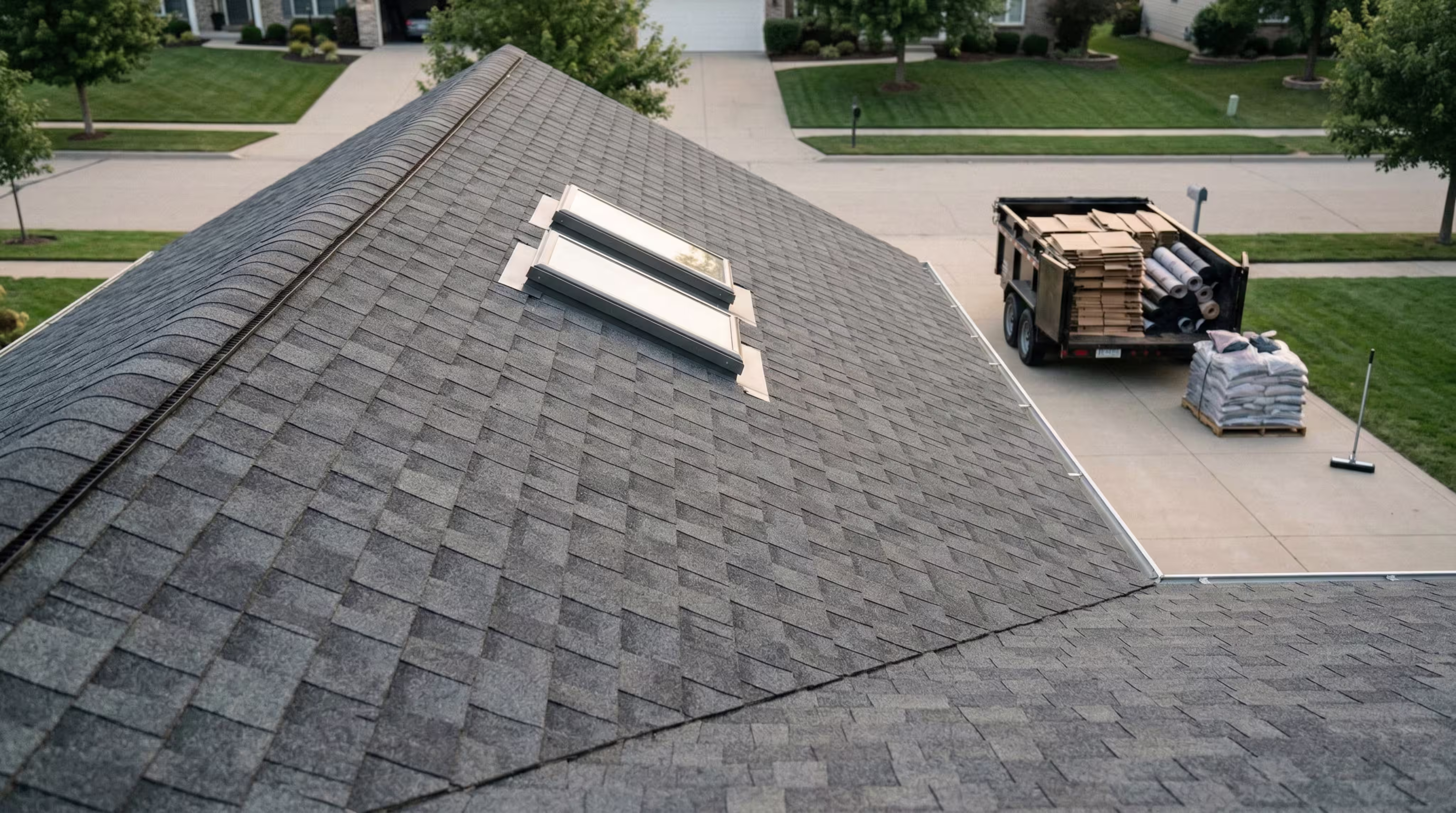 Broomfield, CO roofing and exterior project by Black Knight Roofing